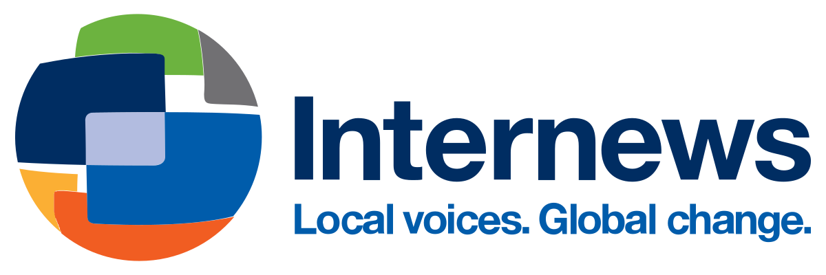 logo of Internews - Local voices, Global change.